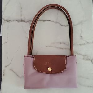 Longchamp Le Pliage small nylon tote in lavender